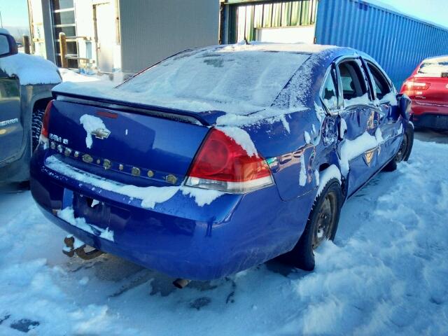 2G1WB58N879378108 - 2007 CHEVROLET IMPALA LS BLUE photo 4