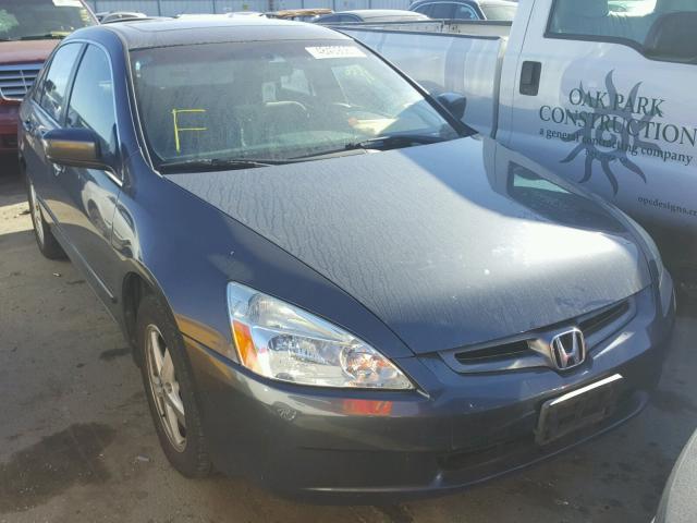 1HGCM56775A064140 - 2005 HONDA ACCORD EX BLUE photo 1