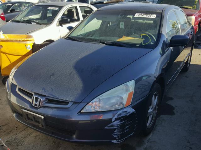 1HGCM56775A064140 - 2005 HONDA ACCORD EX BLUE photo 2