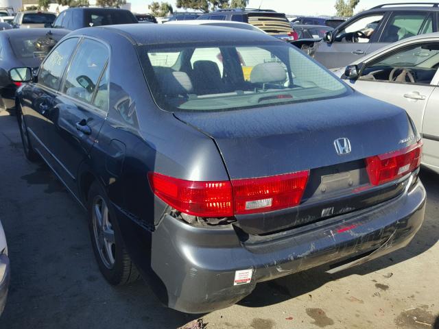 1HGCM56775A064140 - 2005 HONDA ACCORD EX BLUE photo 3