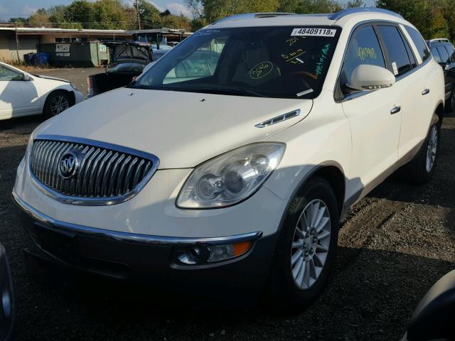 5GAEV23D19J125082 - 2009 BUICK ENCLAVE CX WHITE photo 2