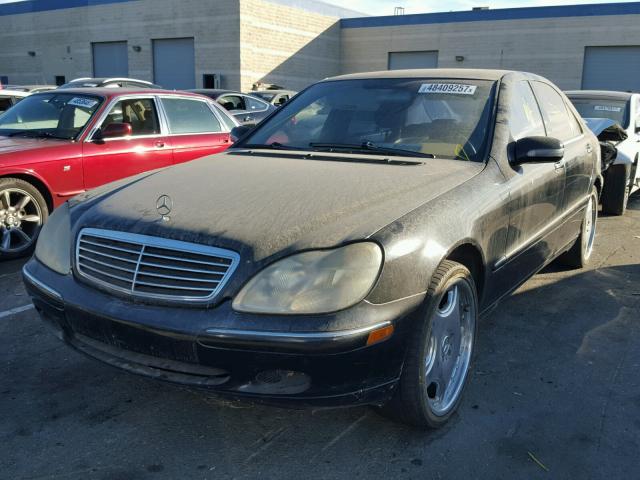 WDBNG70J71A213279 - 2001 MERCEDES-BENZ S 430 BLACK photo 2