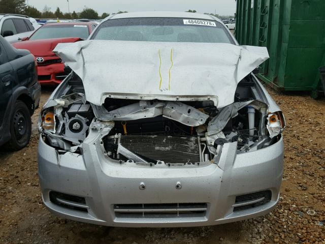KL1TD56E89B347957 - 2009 CHEVROLET AVEO LS SILVER photo 7