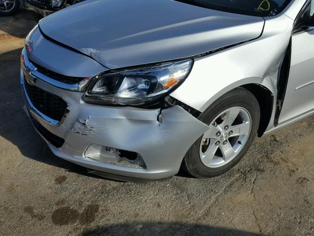 1G11B5SL5FF349253 - 2015 CHEVROLET MALIBU LS ვერცხლისფერი ფოტო 9