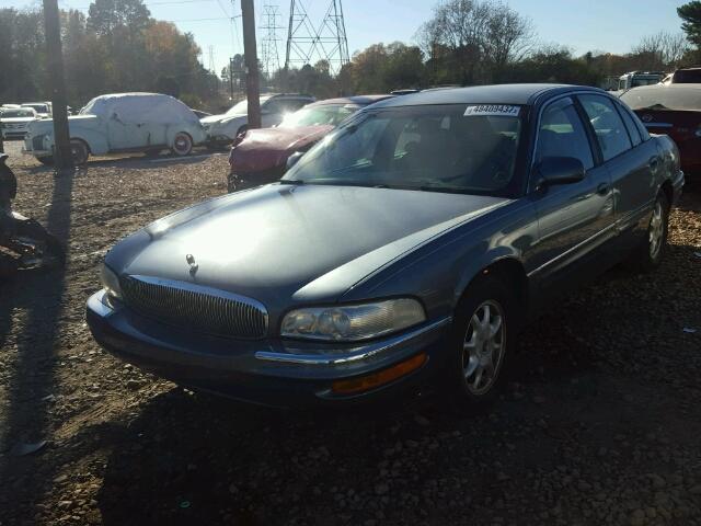 1G4CW54K014171860 - 2001 BUICK PARK AVENU BLUE photo 2