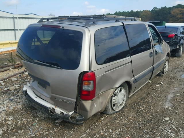 1GNDX03E9YD137390 - 2000 CHEVROLET VENTURE GOLD photo 4