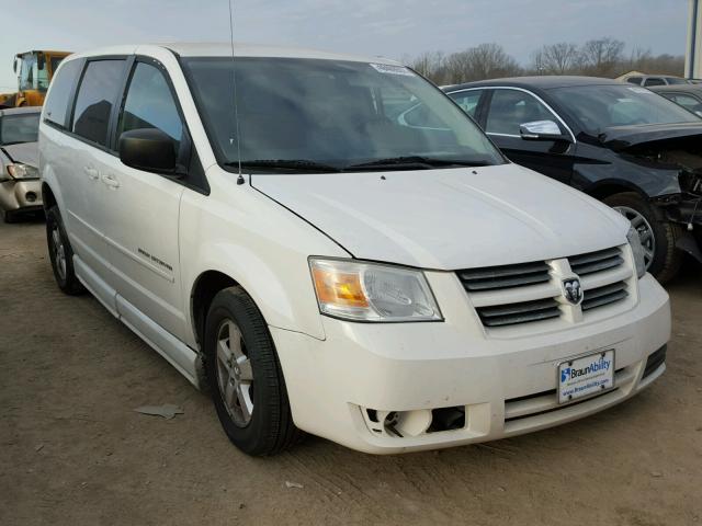 1D8HN44E49B501607 - 2009 DODGE GRAND CARA WHITE photo 1