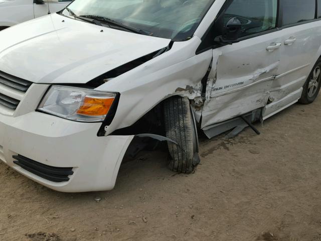 1D8HN44E49B501607 - 2009 DODGE GRAND CARA WHITE photo 9