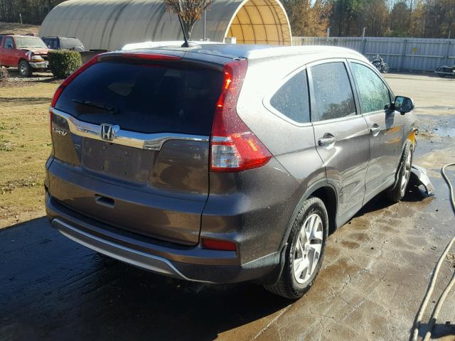 2HKRM3H79FH524032 - 2015 HONDA CR-V EXL GRAY photo 4