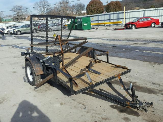 4PRUS1013FT000015 - 2015 UTILITY TRAILER BLACK photo 1