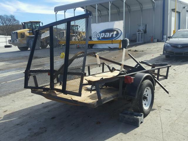 4PRUS1013FT000015 - 2015 UTILITY TRAILER BLACK photo 4