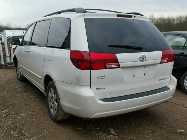 5TDZA23C65S321745 - 2005 TOYOTA SIENNA CE WHITE photo 3