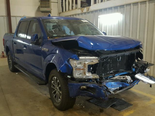 1FTEW1EG8JKC22615 - 2018 FORD F150 SUPER BLUE photo 1