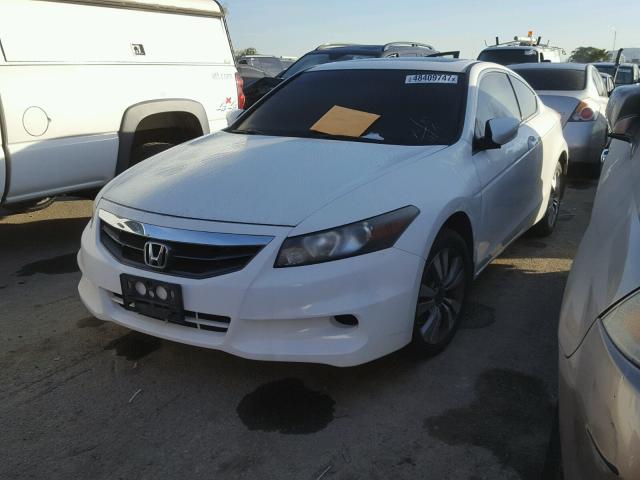 1HGCS1B79CA022117 - 2012 HONDA ACCORD EX WHITE photo 2