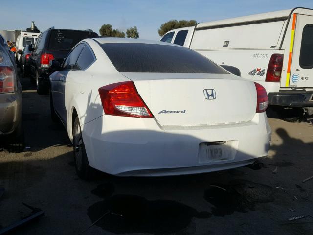 1HGCS1B79CA022117 - 2012 HONDA ACCORD EX WHITE photo 3