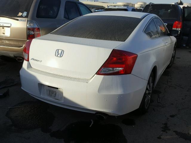 1HGCS1B79CA022117 - 2012 HONDA ACCORD EX WHITE photo 4