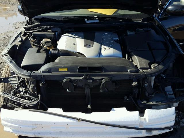 JTHBN30F720071987 - 2002 LEXUS LS 430 BLACK photo 7