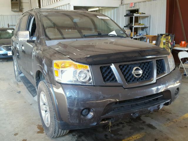 5N1AA08C08N625525 - 2008 NISSAN ARMADA SE GRAY photo 1