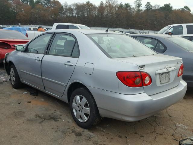 2T1BR32E65C436938 - 2005 TOYOTA COROLLA CE SILVER photo 3