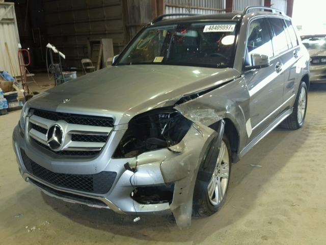 WDCGG0EB8FG419390 - 2015 MERCEDES-BENZ GLK 250 BL SILVER photo 2