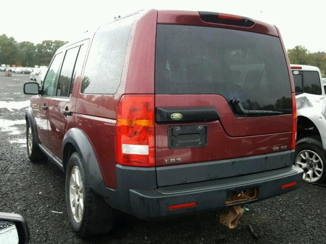 SALAE25485A323669 - 2005 LAND ROVER LR3 SE RED photo 3