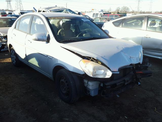 KMHCN46C78U195134 - 2008 HYUNDAI ACCENT GLS SILVER photo 1