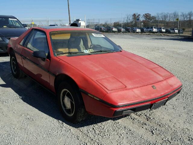 1G2AM37RXEP214902 - 1984 PONTIAC FIERO SPOR RED photo 1