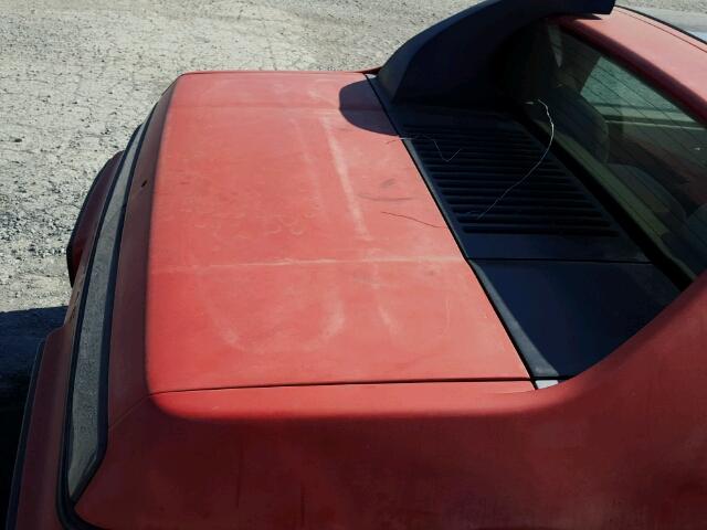 1G2AM37RXEP214902 - 1984 PONTIAC FIERO SPOR RED photo 7