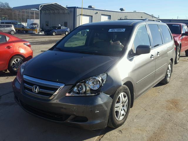 5FNRL38777B406953 - 2007 HONDA ODYSSEY EX GREEN photo 2