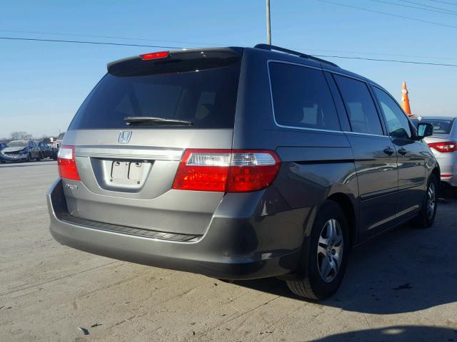 5FNRL38777B406953 - 2007 HONDA ODYSSEY EX GREEN photo 4