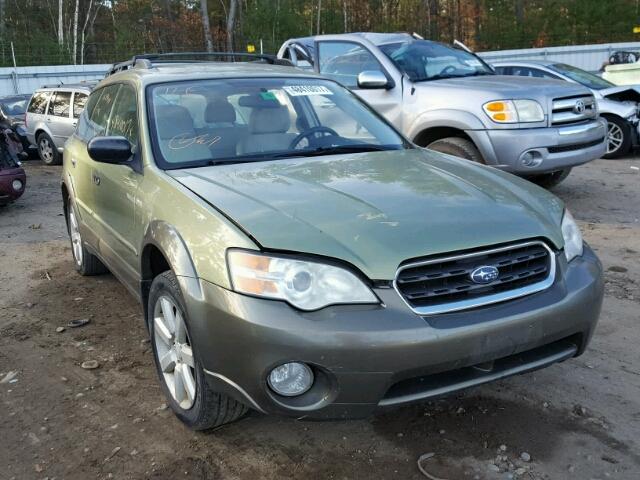 4S4BP61C467341333 - 2006 SUBARU LEGACY OUT GREEN photo 1