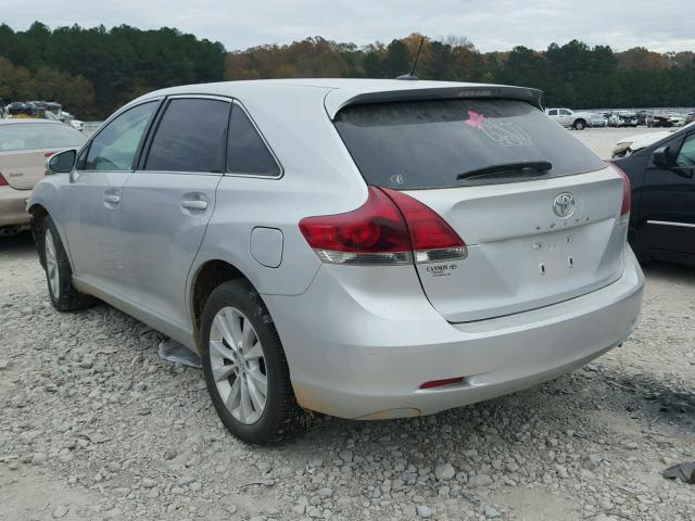 4T3ZA3BB2DU067673 - 2013 TOYOTA VENZA LE SILVER photo 3