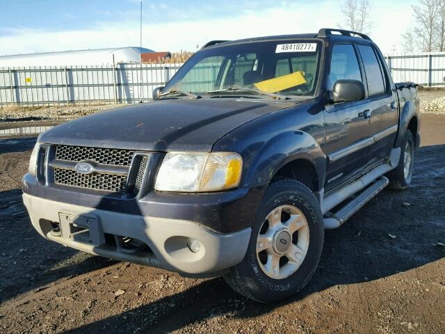 1FMZU77E61UB36015 - 2001 FORD EXPLORER S BLUE photo 2