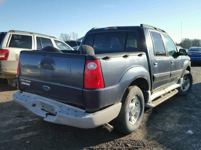 1FMZU77E61UB36015 - 2001 FORD EXPLORER S BLUE photo 4