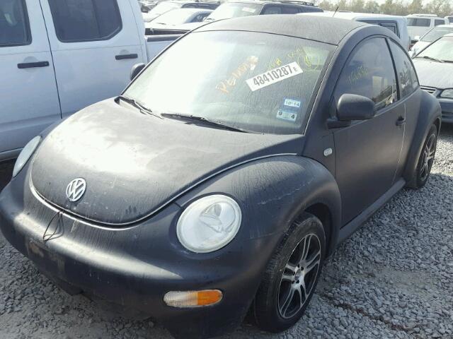 3VWCA21C7XM407140 - 1999 VOLKSWAGEN NEW BEETLE BLACK photo 2