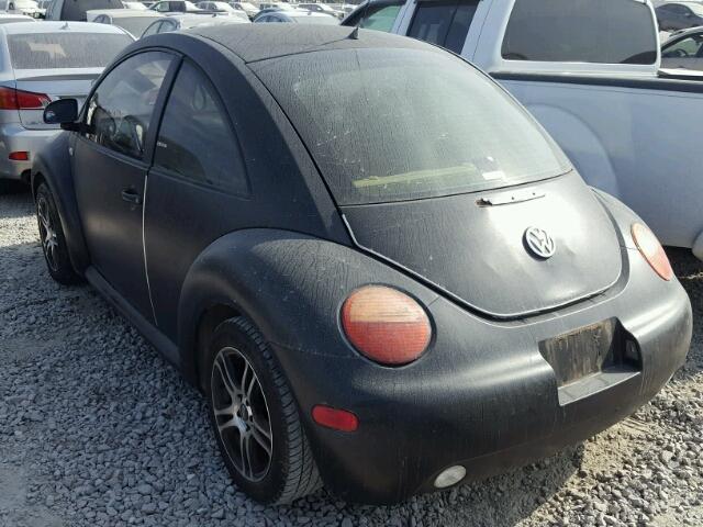 3VWCA21C7XM407140 - 1999 VOLKSWAGEN NEW BEETLE BLACK photo 3