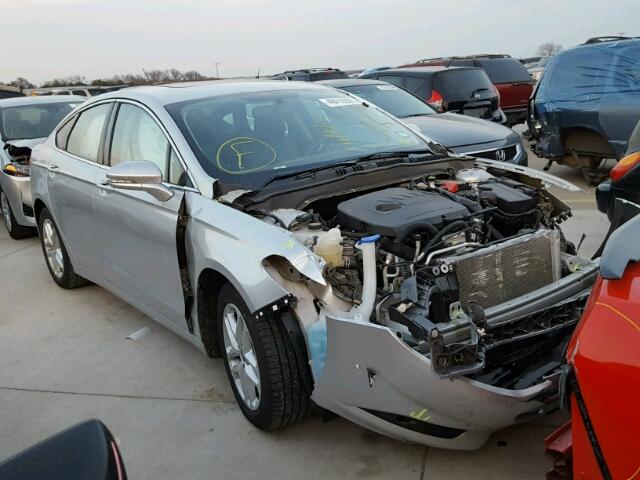 3FA6P0HD2GR267878 - 2016 FORD FUSION SE SILVER photo 1