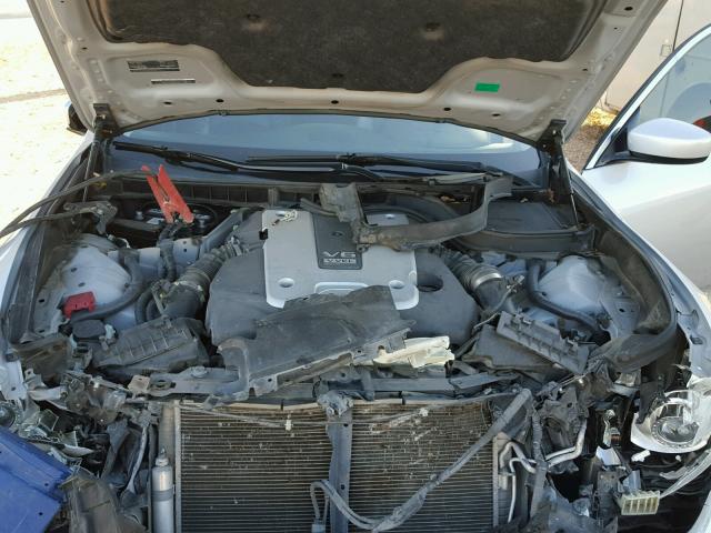 JN1CV6AP4DM711652 - 2013 INFINITI G37 BASE SILVER photo 7