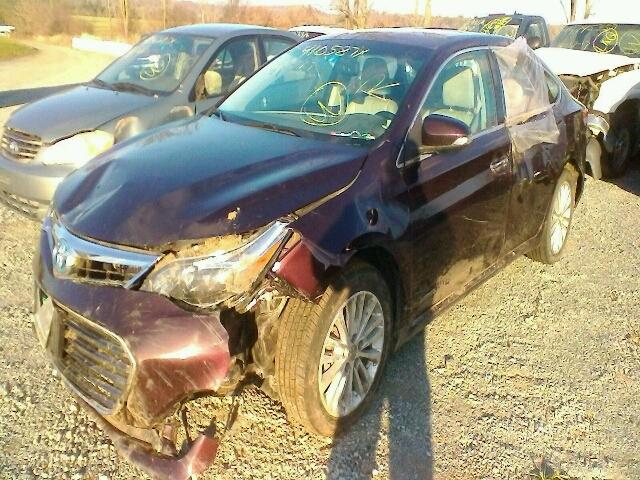 4T1BD1EBXDU005116 - 2013 TOYOTA AVALON HYB MAROON photo 2