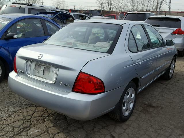 3N1CB51D64L476254 - 2004 NISSAN SENTRA 1.8 SILVER photo 4