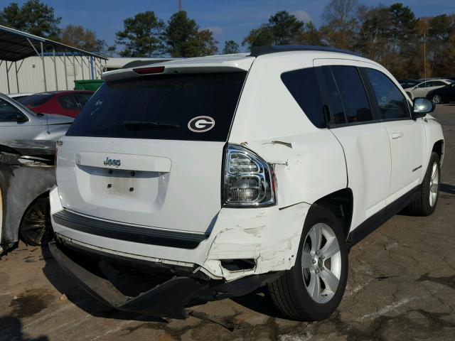 1C4NJCBAXCD504112 - 2012 JEEP COMPASS SP თეთრი ფოტო 4