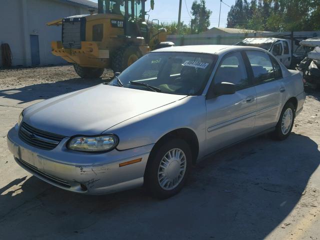 1G1ND52J12M660968 - 2002 CHEVROLET MALIBU SILVER photo 2