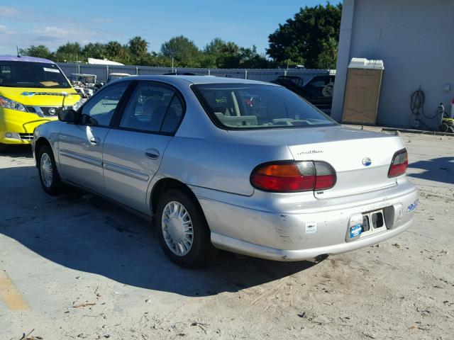 1G1ND52J12M660968 - 2002 CHEVROLET MALIBU SILVER photo 3