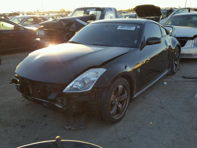 JN1BZ34E58M753083 - 2008 NISSAN 350Z COUPE BLACK photo 2