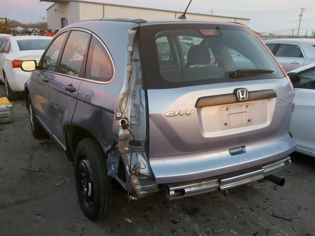 5J6RE4H30AL024789 - 2010 HONDA CR-V LX BLUE photo 3