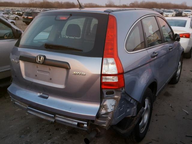 5J6RE4H30AL024789 - 2010 HONDA CR-V LX BLUE photo 4