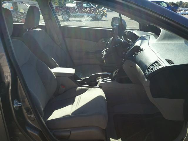 19XFB2F88CE004158 - 2012 HONDA CIVIC EX ნაცრისფერი ფოტო 5