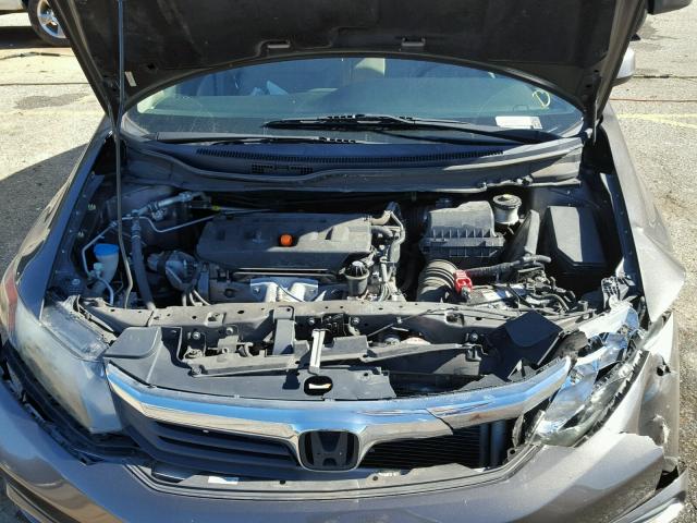 19XFB2F88CE004158 - 2012 HONDA CIVIC EX ნაცრისფერი ფოტო 7