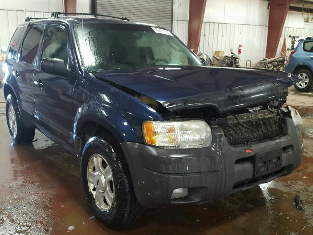 1FMYU93154KB22195 - 2004 FORD ESCAPE XLT BLUE photo 1