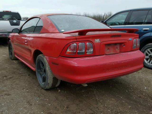 1FALP4042SF250235 - 1995 FORD MUSTANG RED photo 3